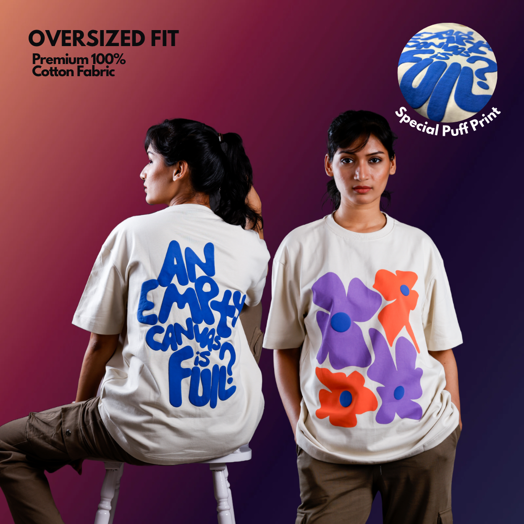 Oversized FLOWER Graphic T-Shirt