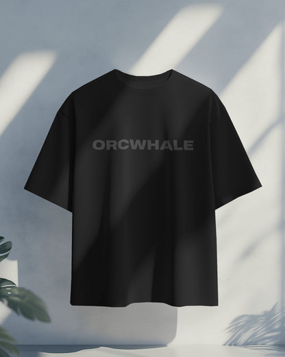 ORCWHALE Terry Oversized T-shirt (Black)