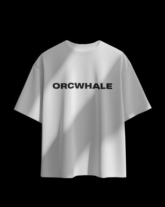 ORCWHALE Terry Oversized T-Shirt (White)
