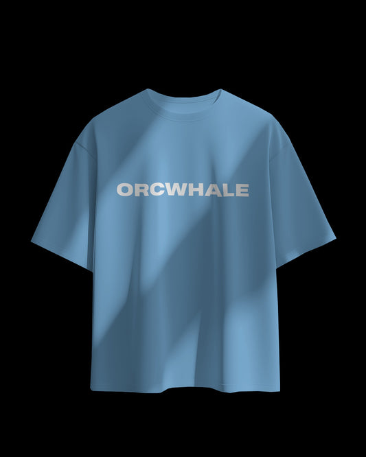ORCWHALE Terry Oversized T-Shirt (Blue)